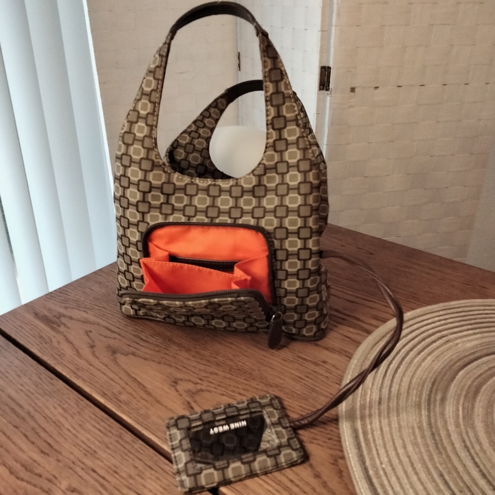 NINE WEST 90's MICRO HOBO PURSE